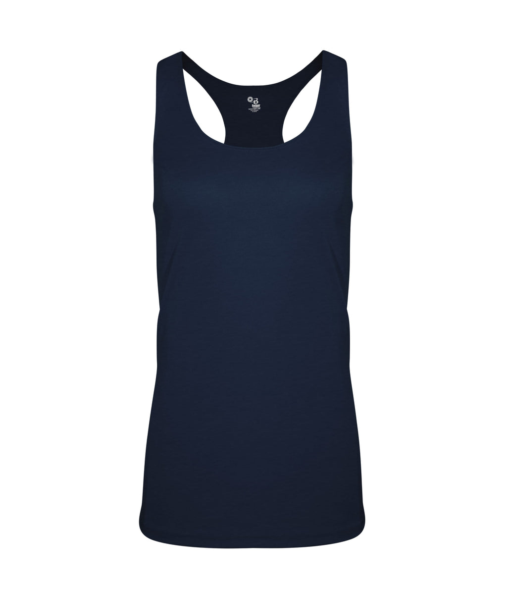 WOMEN'S TRI-BLEND RACERBACK TANK - MOISTURE-WICKING PERFORMANCE