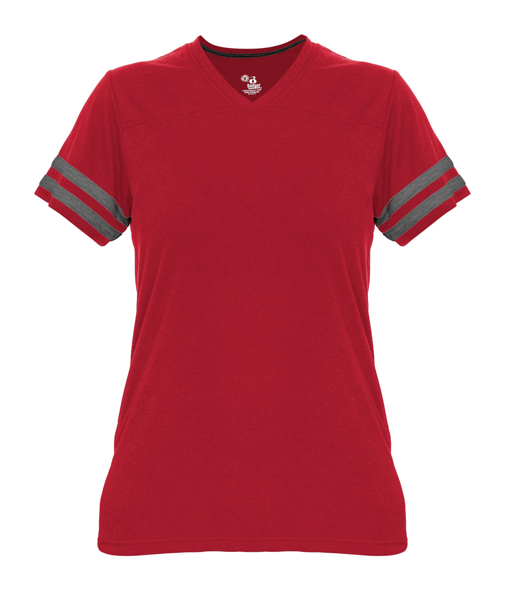 WOMEN'S TRI-BLEND FAN T-SHIRT - MOISTURE-WICKING PERFORMANCE