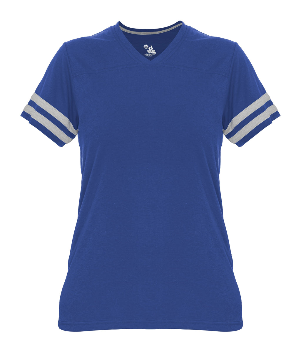 WOMEN'S TRI-BLEND FAN T-SHIRT - MOISTURE-WICKING PERFORMANCE