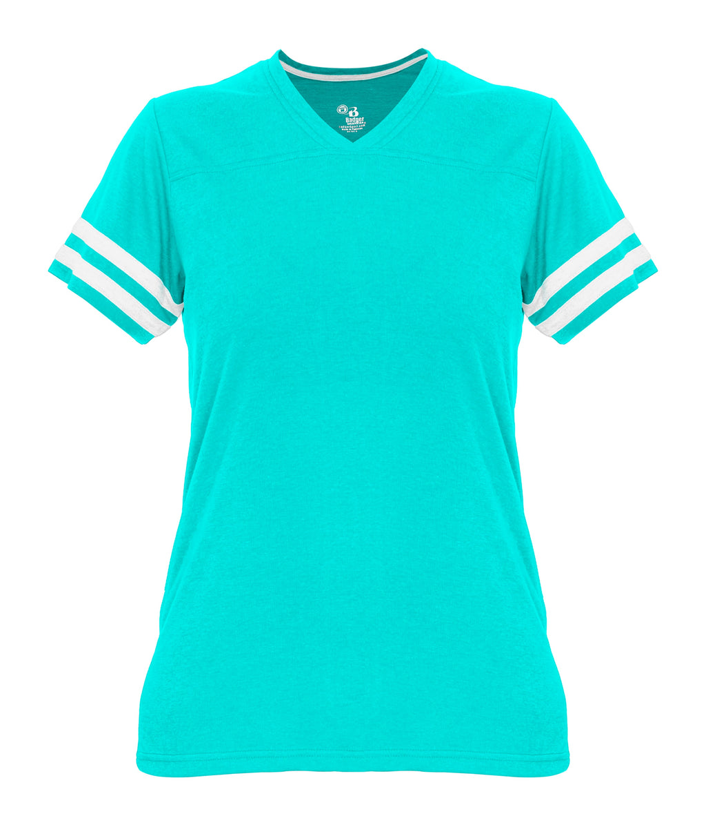 WOMEN'S TRI-BLEND FAN T-SHIRT - MOISTURE-WICKING PERFORMANCE