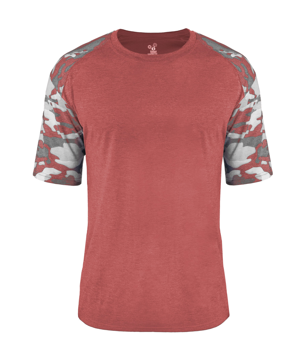 VINTAGE CAMO SPORT TRI-BLEND T - MOISTURE-WICKING PERFORMANCE