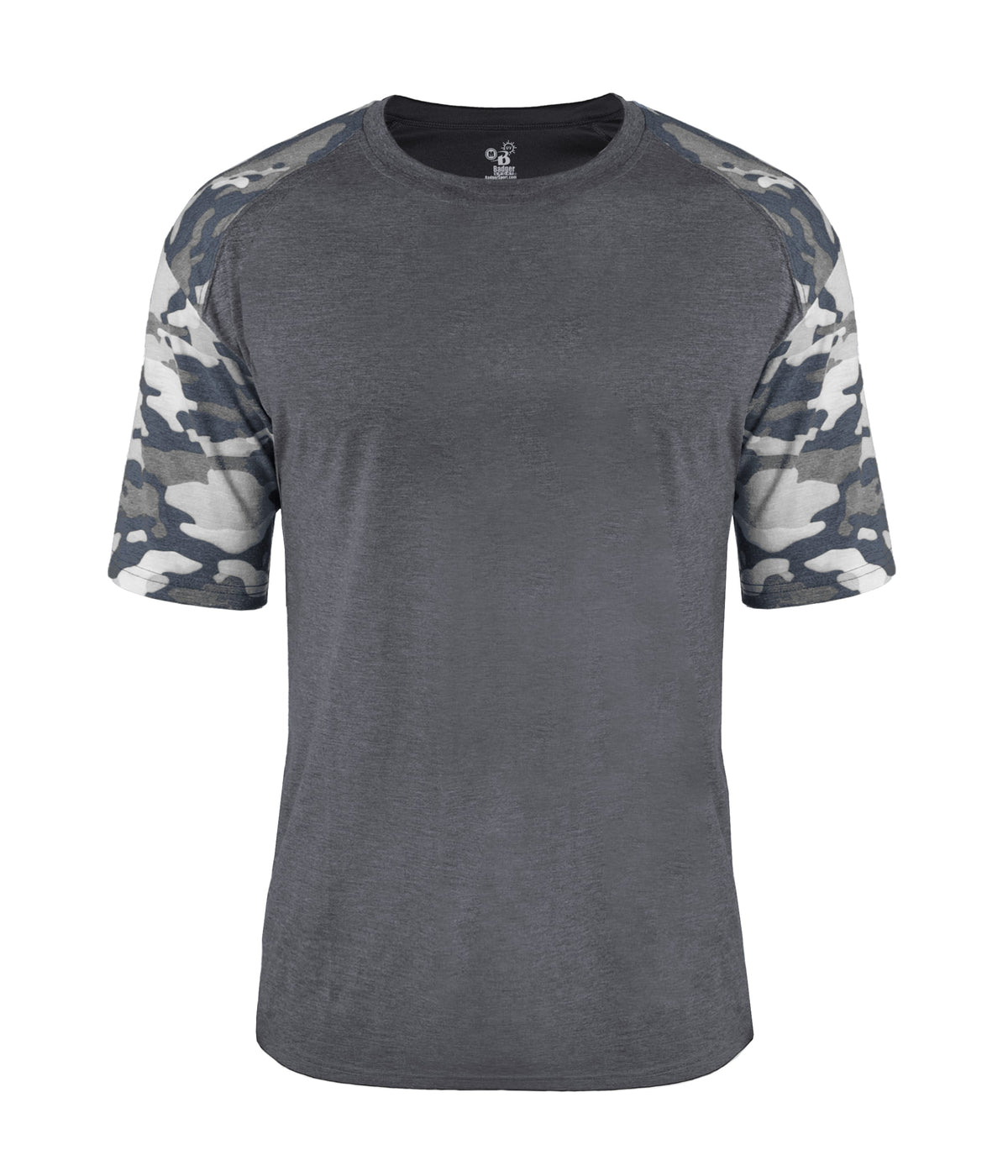 VINTAGE CAMO SPORT TRI-BLEND T - MOISTURE-WICKING PERFORMANCE