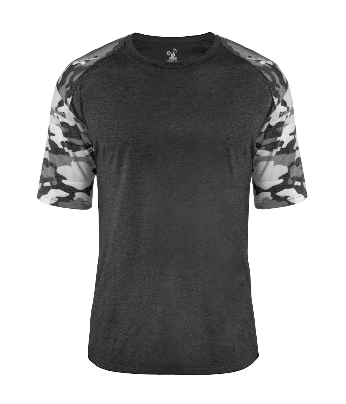 VINTAGE CAMO SPORT TRI-BLEND T - MOISTURE-WICKING PERFORMANCE