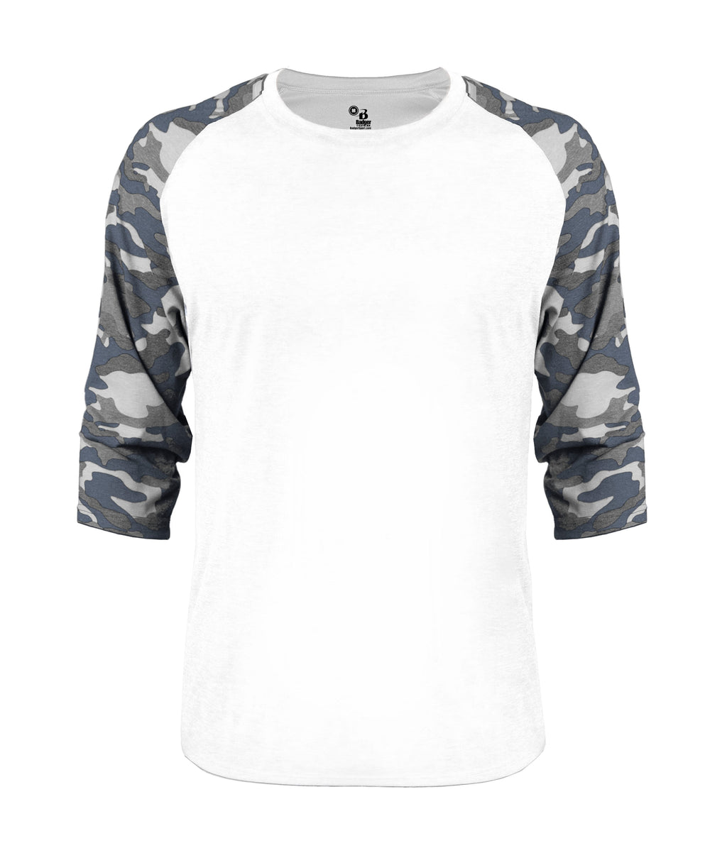 VINTAGE CAMO TRI-BLEND BASEBAL - MOISTURE-WICKING PERFORMANCE