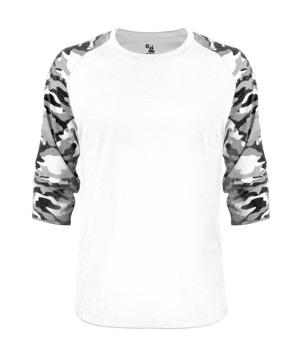 VINTAGE CAMO TRI-BLEND BASEBAL - MOISTURE-WICKING PERFORMANCE