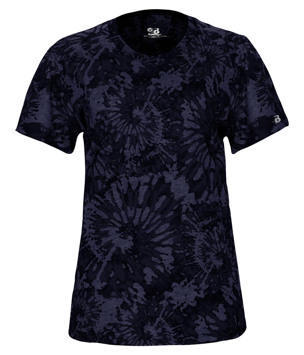 WOMEN'S TIE-DYE TRI-BLEND T-SHIRT - MOISTURE-WICKING PERFORMANCE
