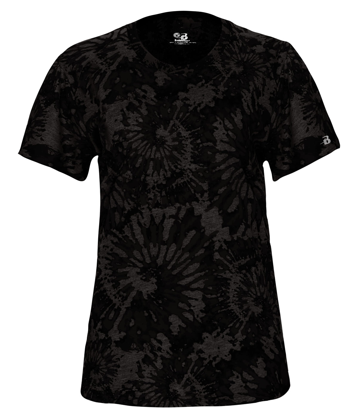WOMEN'S TIE-DYE TRI-BLEND T-SHIRT - MOISTURE-WICKING PERFORMANCE