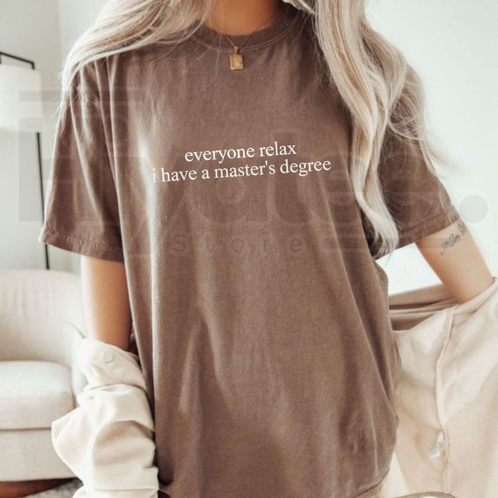 Funny Advanced Degree T-Shirt – Post-Grad Party & Grad School Humor Graphic Tee