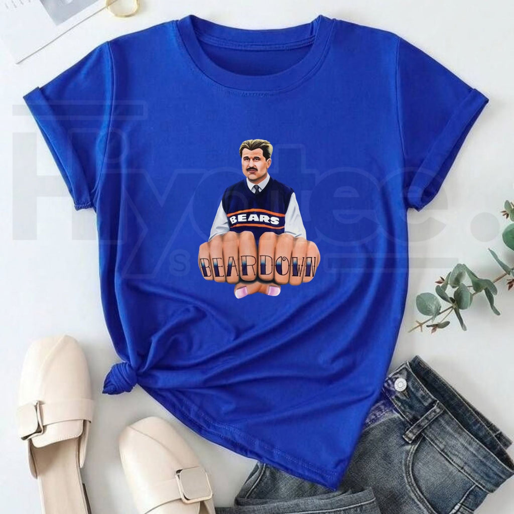Mike Ditka Bear Down Unisex T-Shirt – Chicago Football Fan Graphic Tee