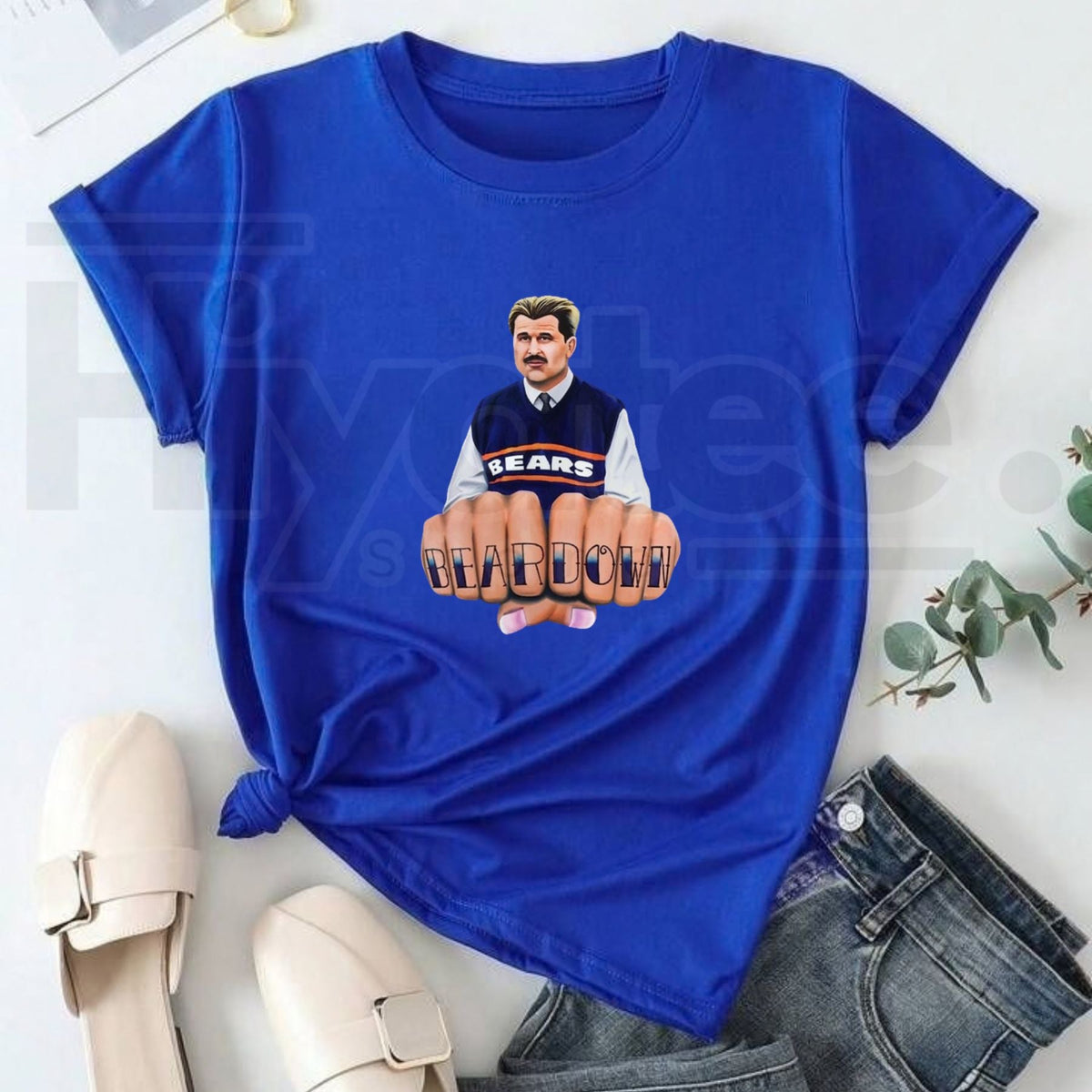 Mike Ditka Bear Down Unisex T-Shirt – Chicago Football Fan Graphic Tee