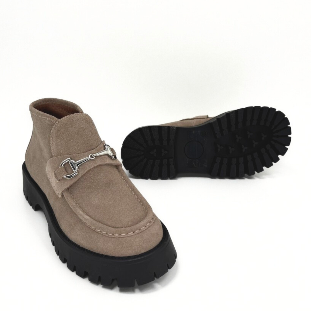 Dario Suede Horsebit Boots