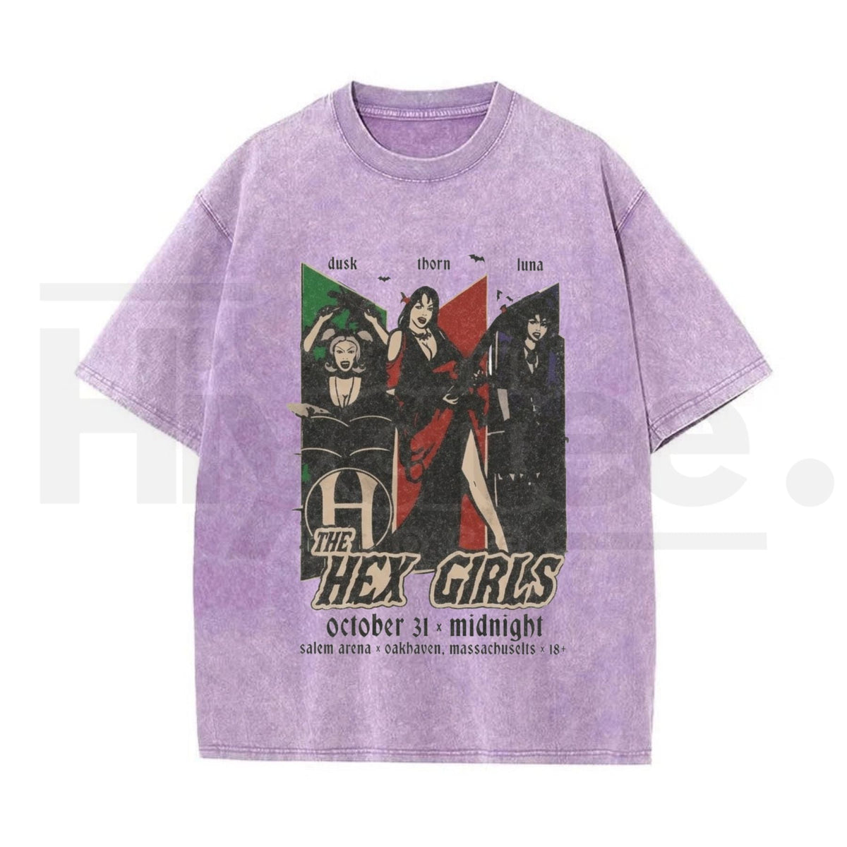 Vintage Acid Wash Gothic Rock Band Art Streetwear T-Shirt – Men's Oversized Dark Aesthetic Heavyweight Cotton Graphic Tee