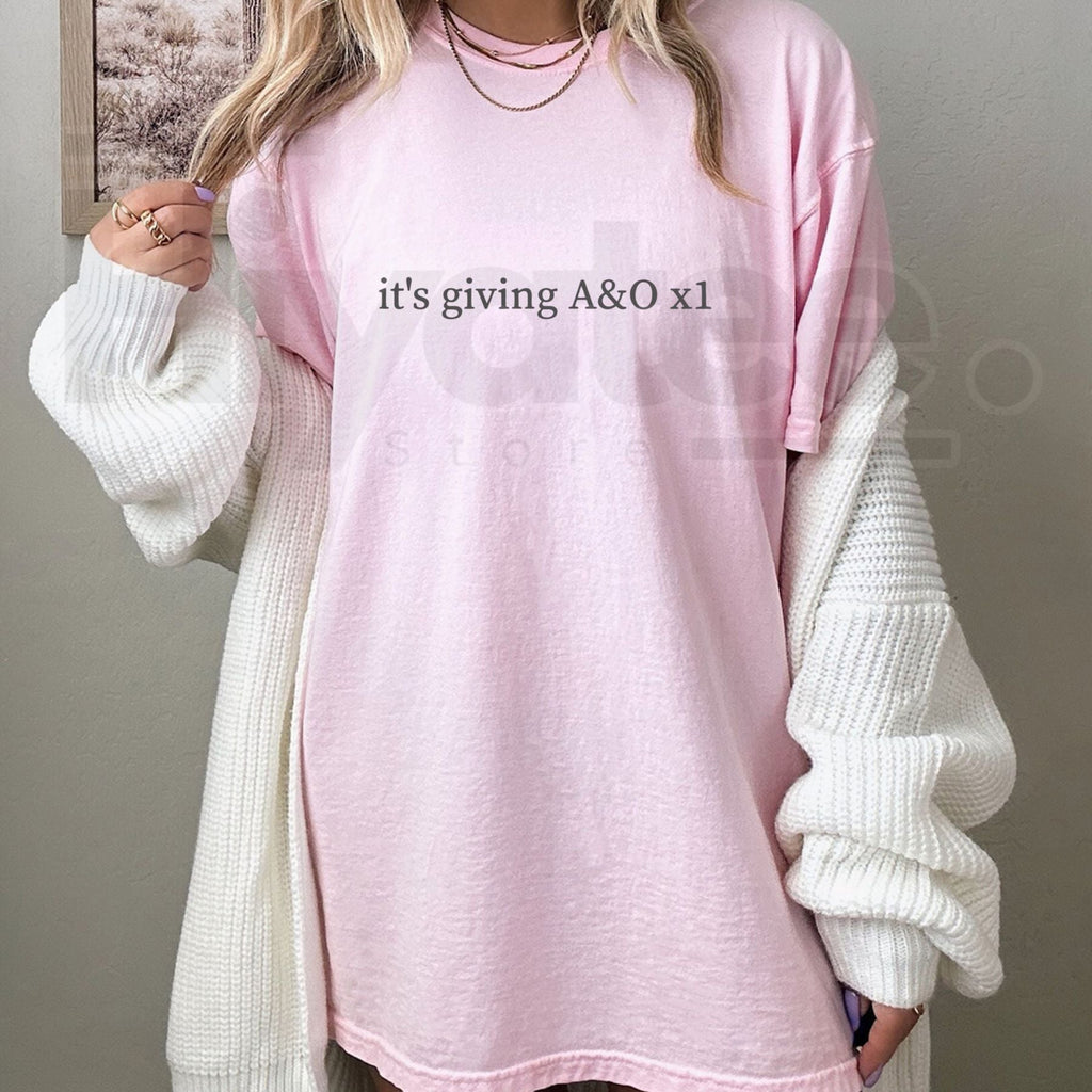 It’s Giving A&O x1 T-Shirt – Funny Sarcastic Nurse Shirt, Gen-Z Slang Nursing Graphic Tee, Medical Humor Gift