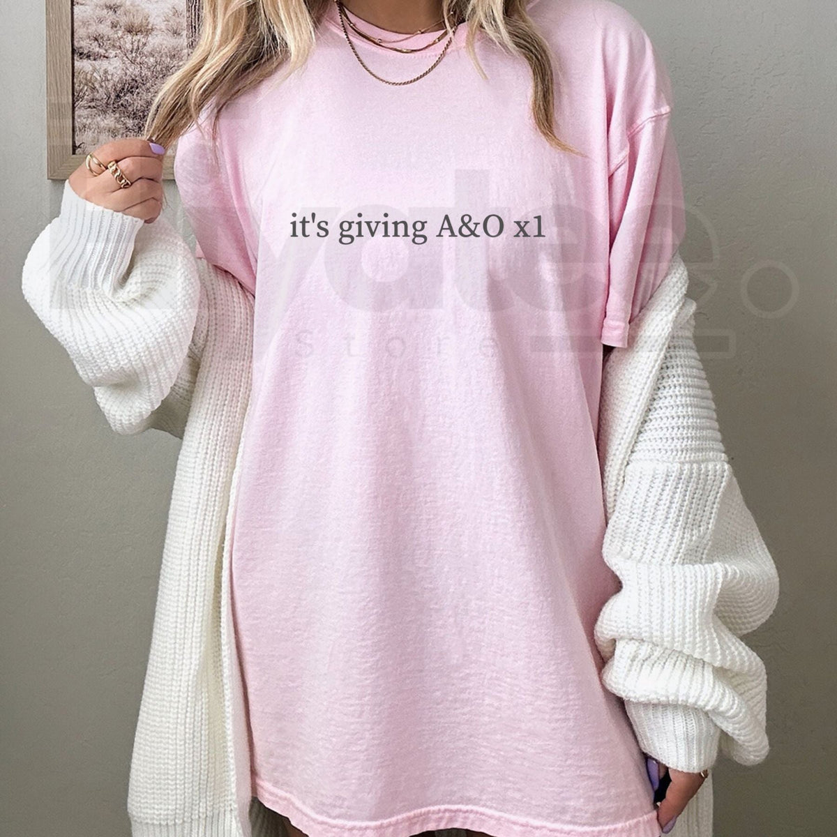 It’s Giving A&O x1 T-Shirt – Funny Sarcastic Nurse Shirt, Gen-Z Slang Nursing Graphic Tee, Medical Humor Gift