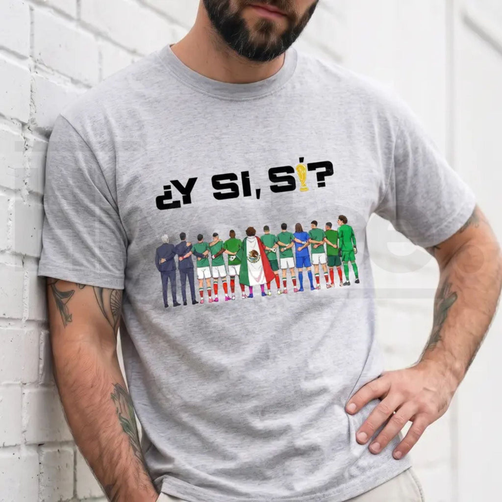 BojjiCo Y Si Si A Huevo Que Si Soccer Team Shirt – Funny Spanglish Chicano Quote Urban Streetwear