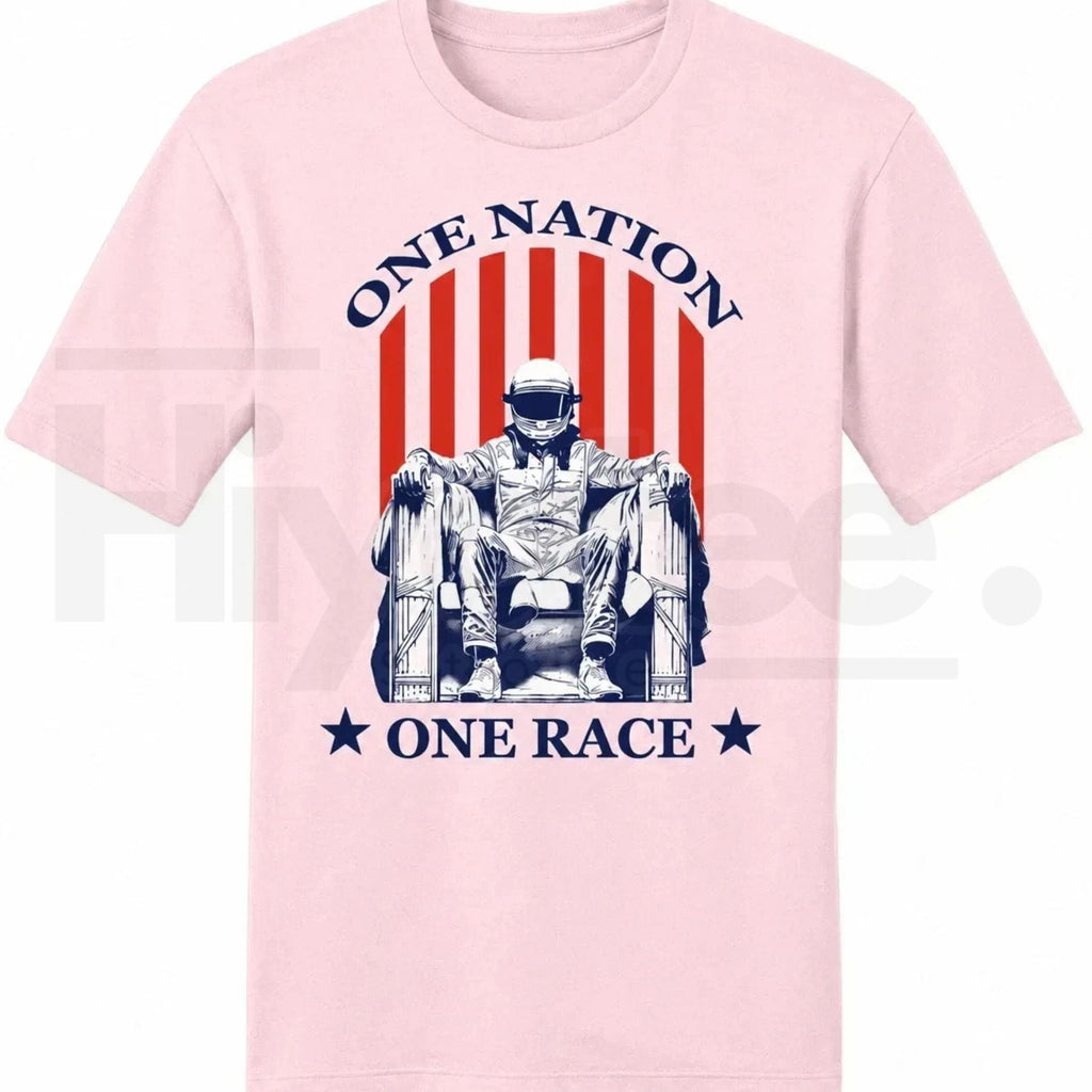 "Freedom 250 Grand Prix" – One Nation One Race Patriotic Graphic Top