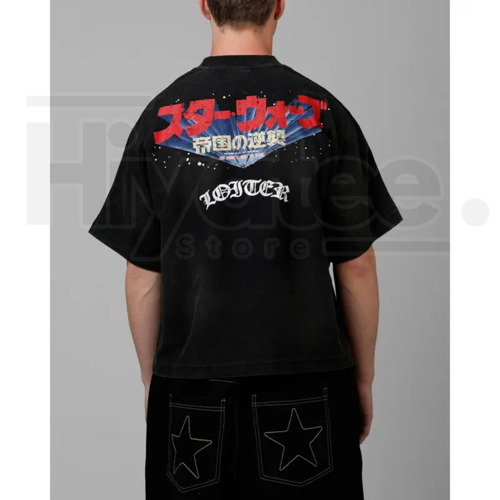 Loiter Star Wars Vintage T-Shirt Washed – Retro Sci-Fi Graphic Heavyweight Streetwear Tee