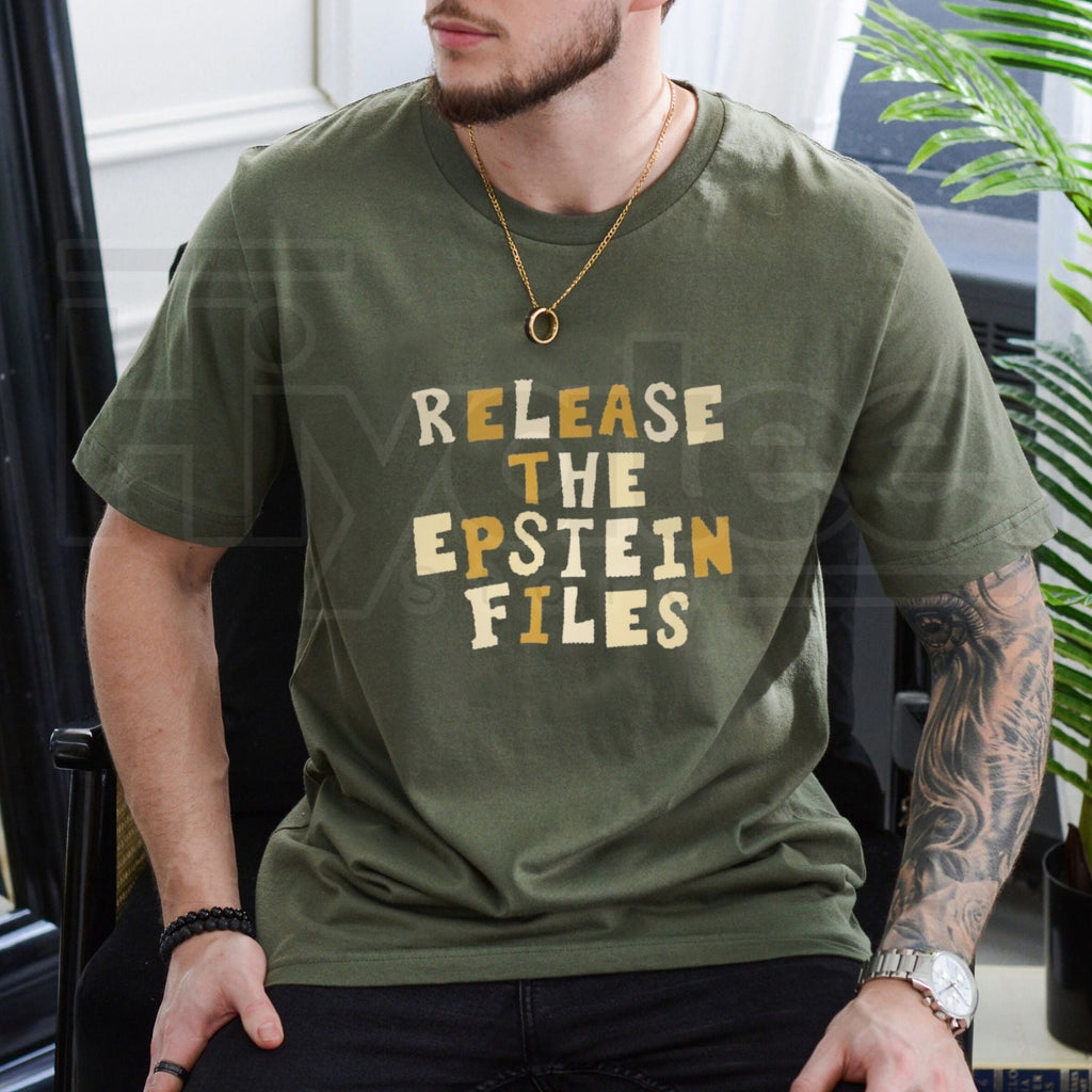 Release The Epstein Files T-Shirt – Viral Political Statement Protest Graphic Tee