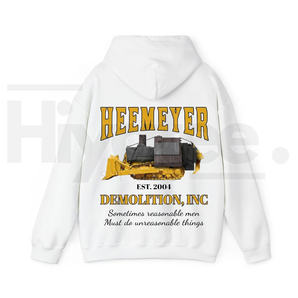HEEMEYER DEMOLITION INC Hoodie – Komatsu D355A Dozer Unisex Cotton Pullover