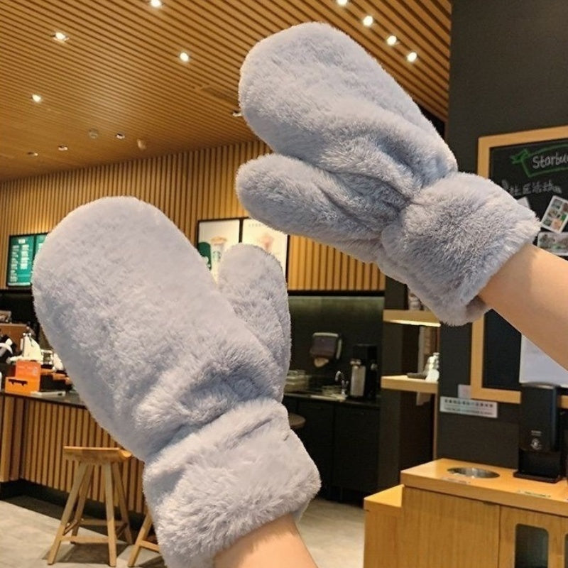Plush Thickened Warm Female Plush Finger Cute Simple