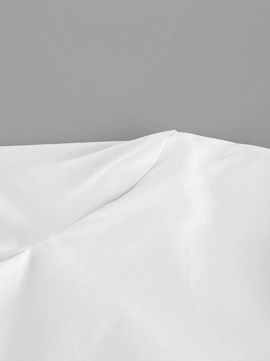 Tie-Waist Detail Wrap-Front Shirt