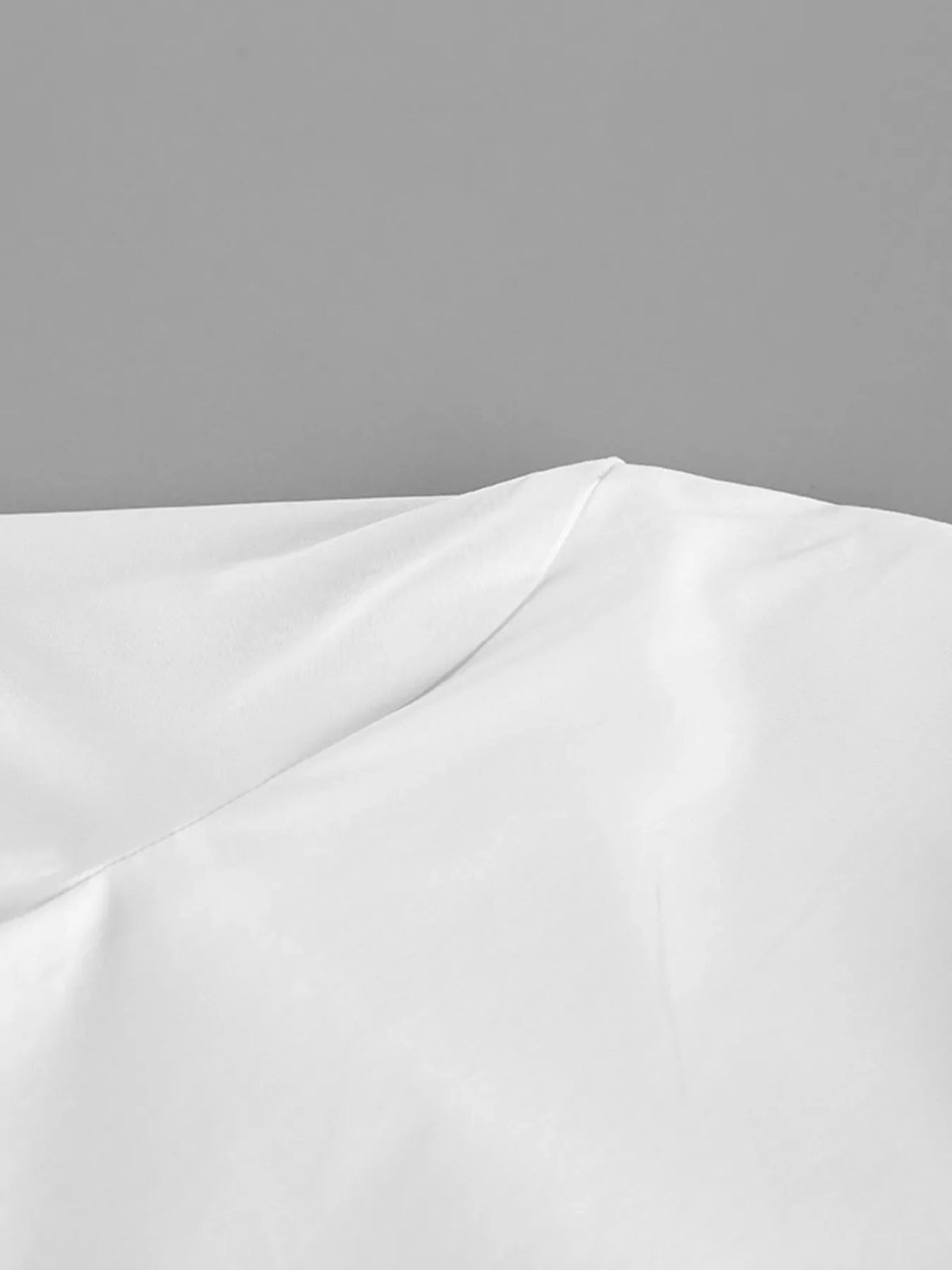 Tie-Waist Detail Wrap-Front Shirt