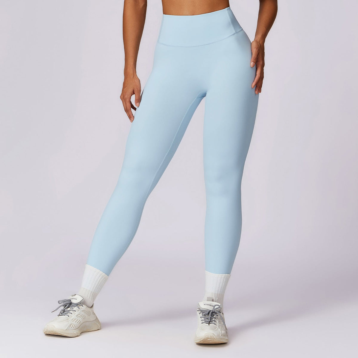 Running Cloud-Feel Quick-Dry Fitness Pants Breathable Outdoor Tight Sports Pants High-Waisted Butt-Lifting Yoga Pants For Women 8047