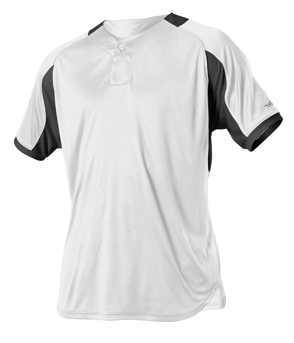 YOUTH ONE BUTTON BASEBALL JERSEY - MOISTURE-WICKING