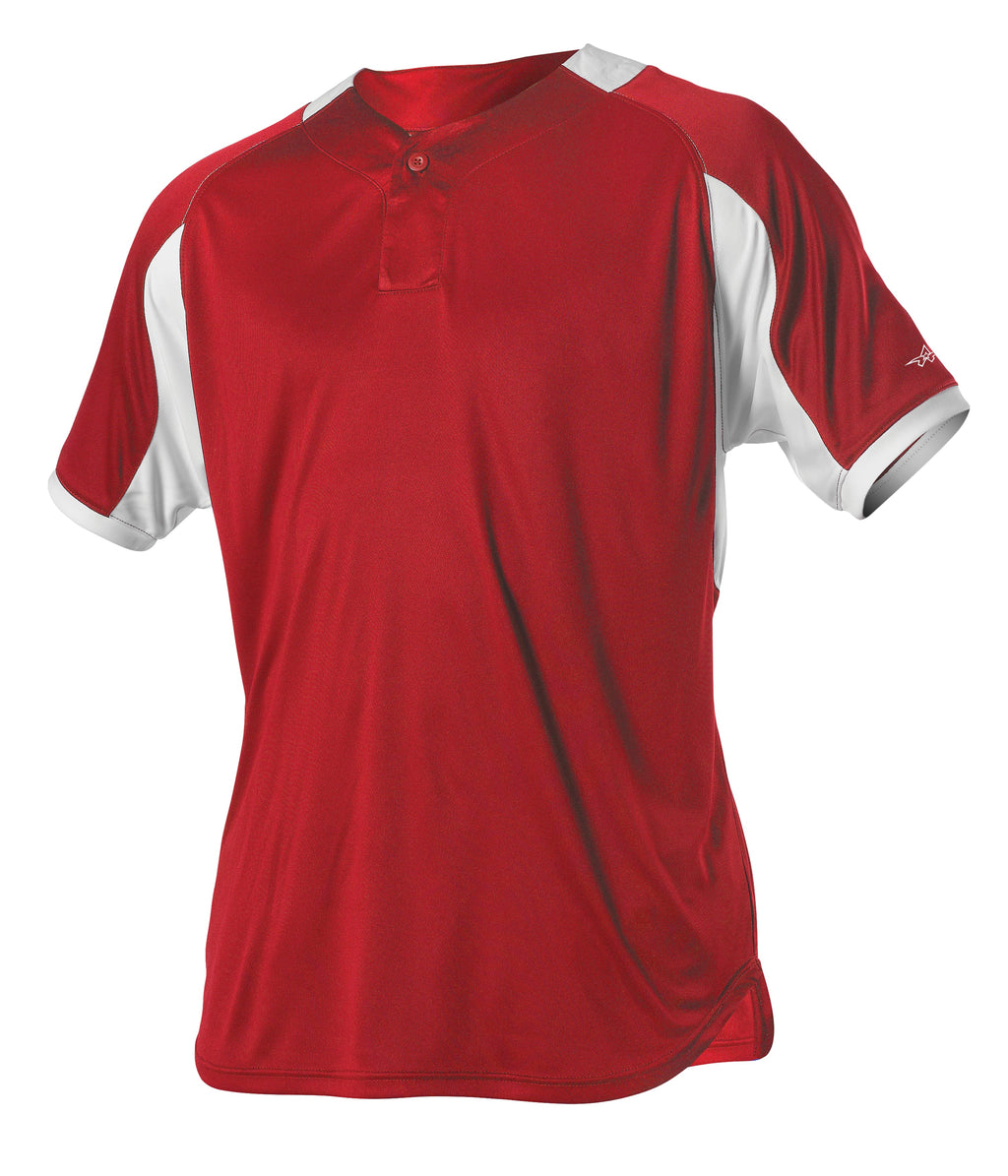 ONE BUTTON BASEBALL JERSEY - MOISTURE-WICKING