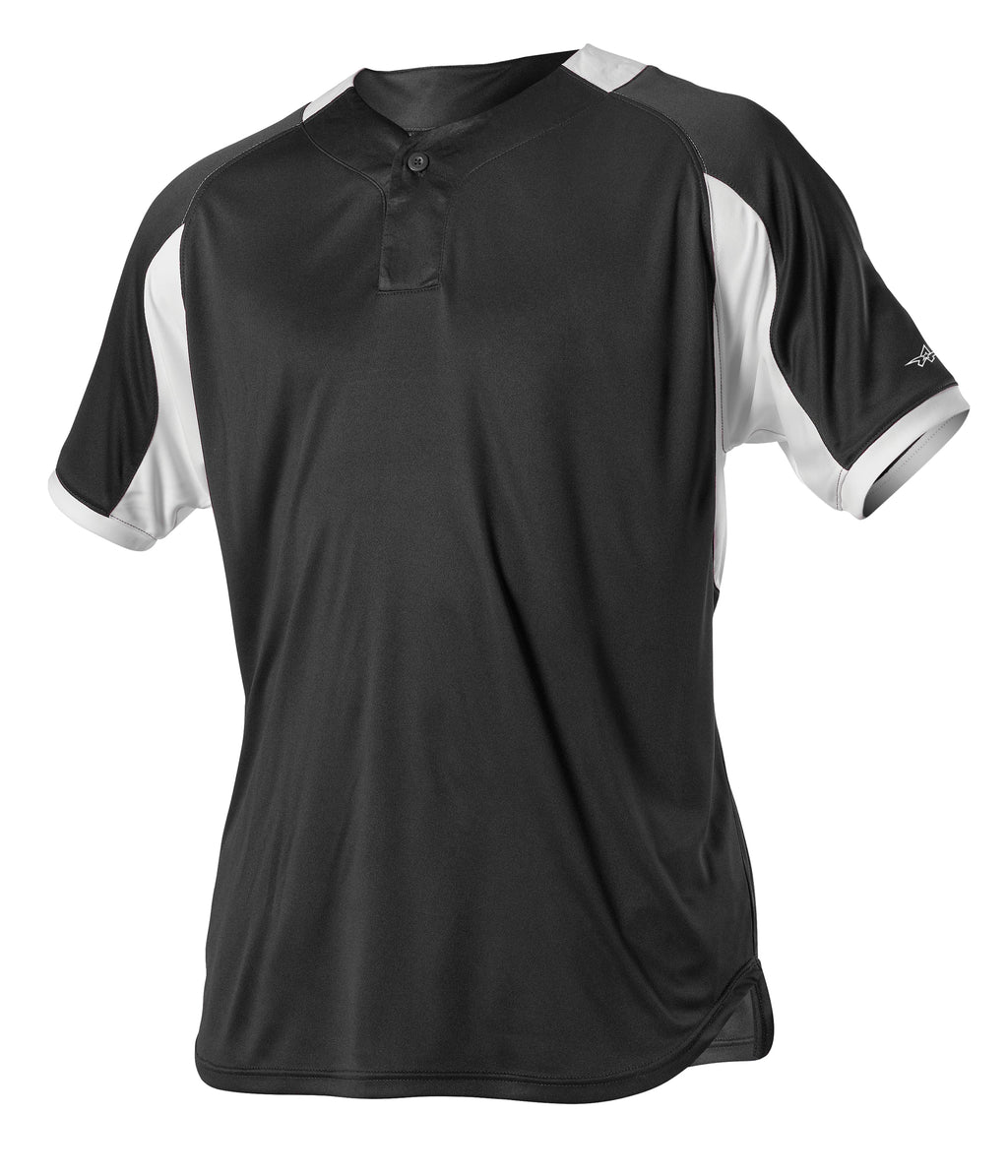 ONE BUTTON BASEBALL JERSEY - MOISTURE-WICKING