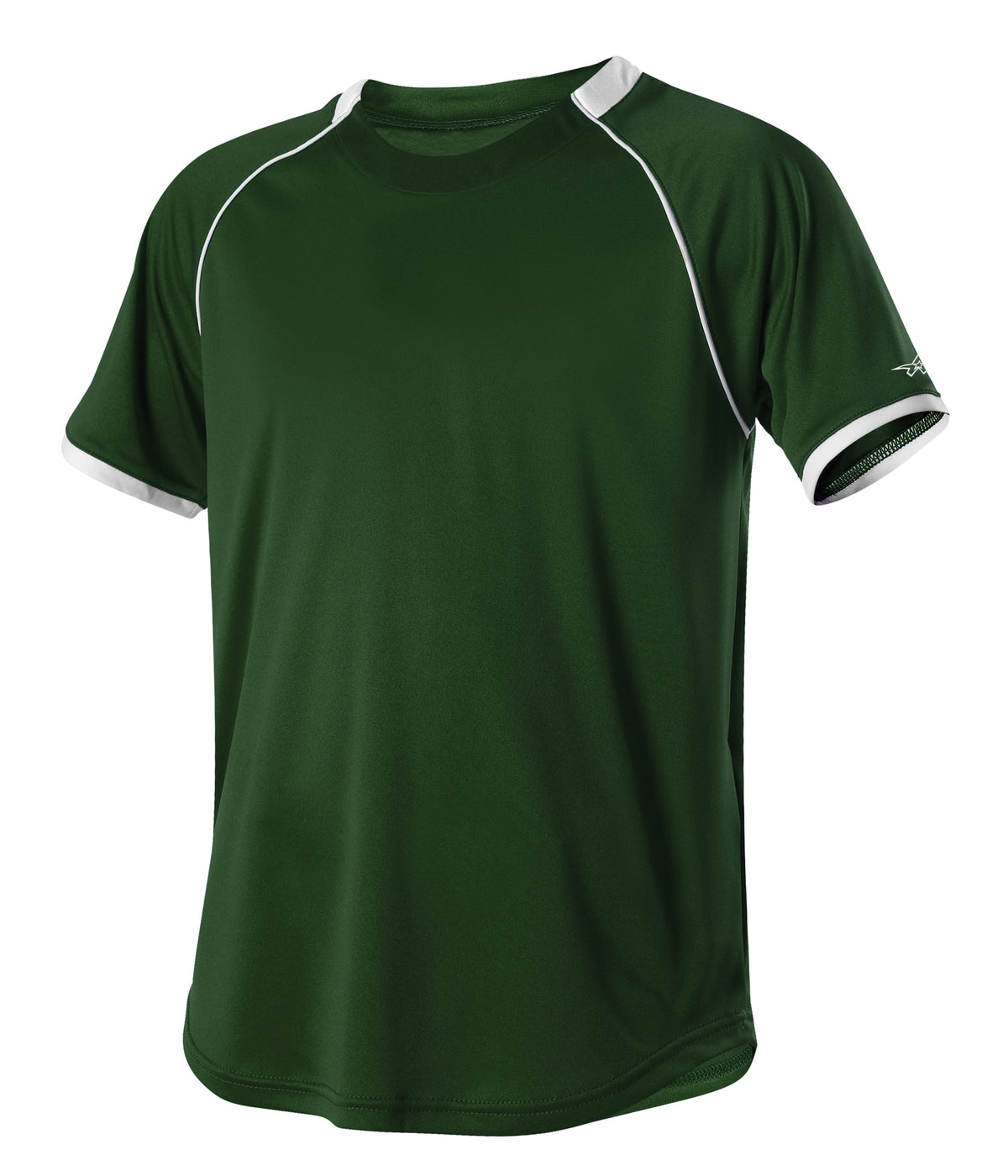 TWO COLOR CREWNECK BASEBALL JERSEY - MOISTURE-WICKING