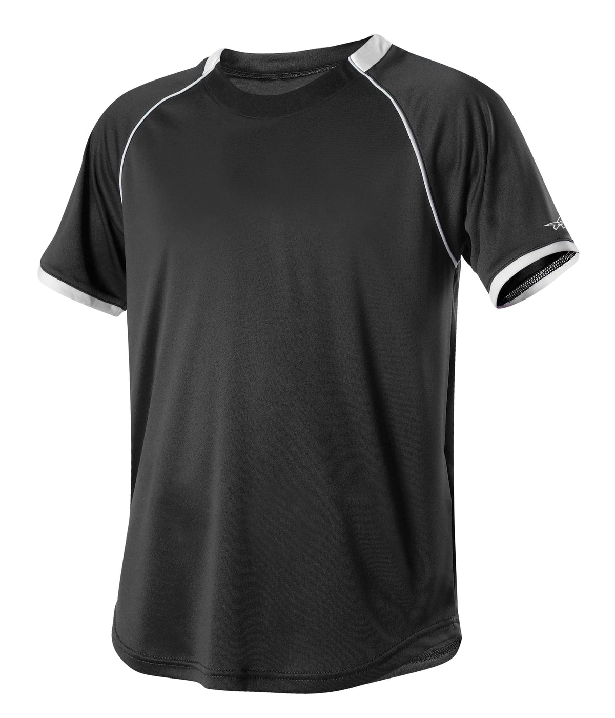 TWO COLOR CREWNECK BASEBALL JERSEY - MOISTURE-WICKING