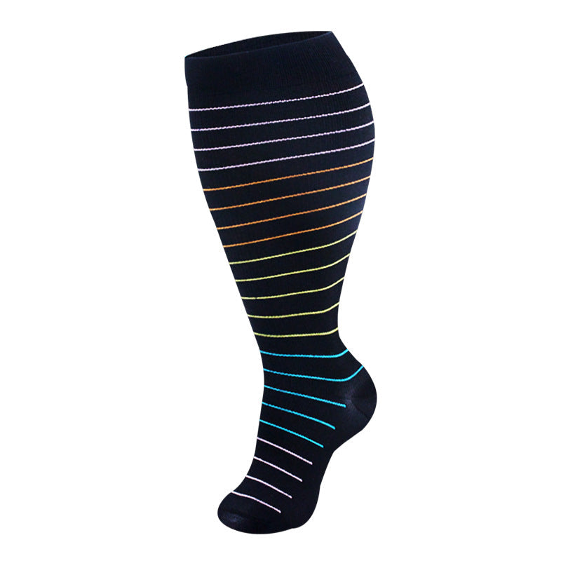 Plus-size Compression Socks, Nylon Nurse Socks For Men And Women