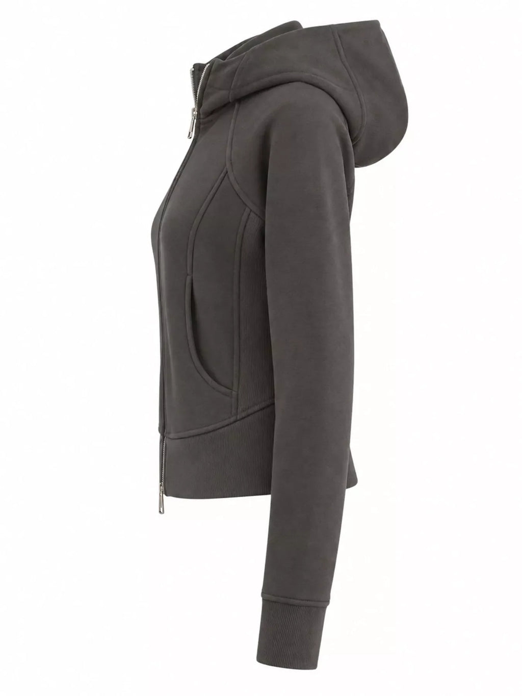 Slim-Fit Full-Zip Hoodie