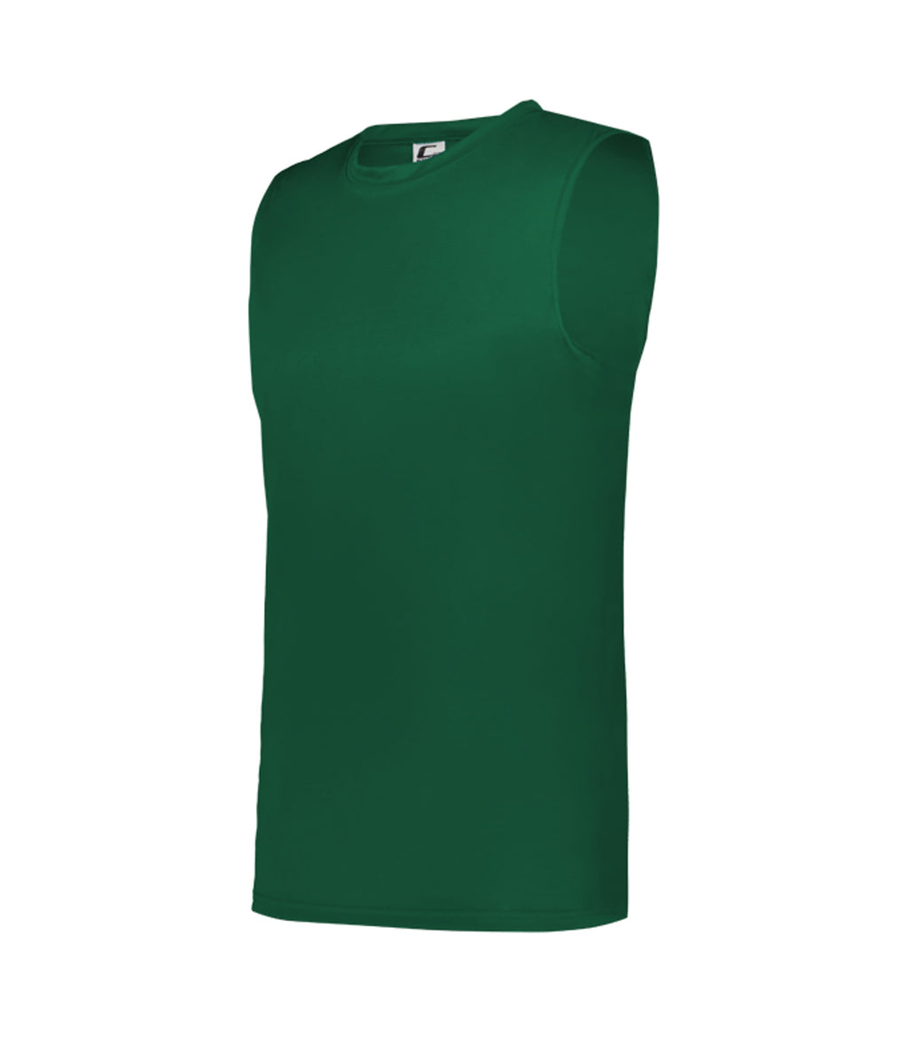 YOUTH C2 SLEEVELESS T-SHIRT - MOISTURE-WICKING PERFORMANCE