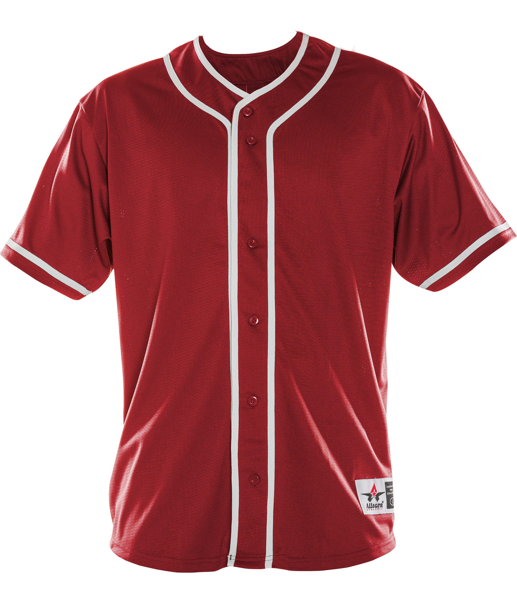YOUTH DIAMOND FULL-BUTTON BASEBALL JERSEY