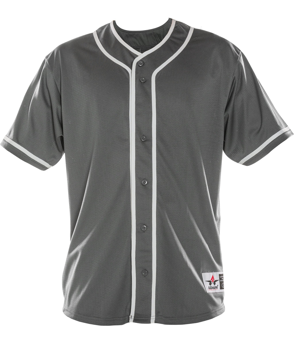 YOUTH DIAMOND FULL-BUTTON BASEBALL JERSEY