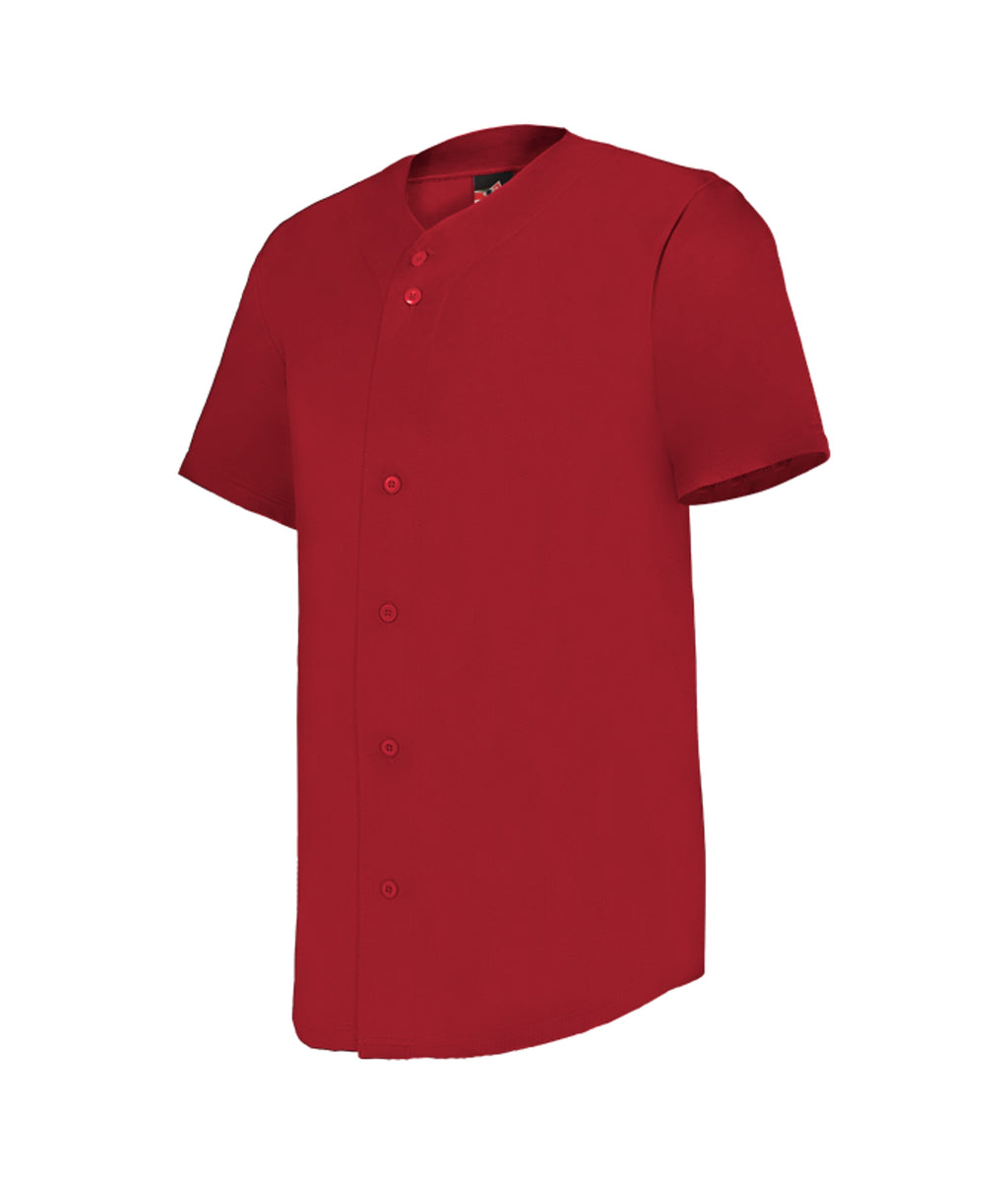 YOUTH FULL-BUTTON LIGHTWEIGHT BASEBALL JERSEY