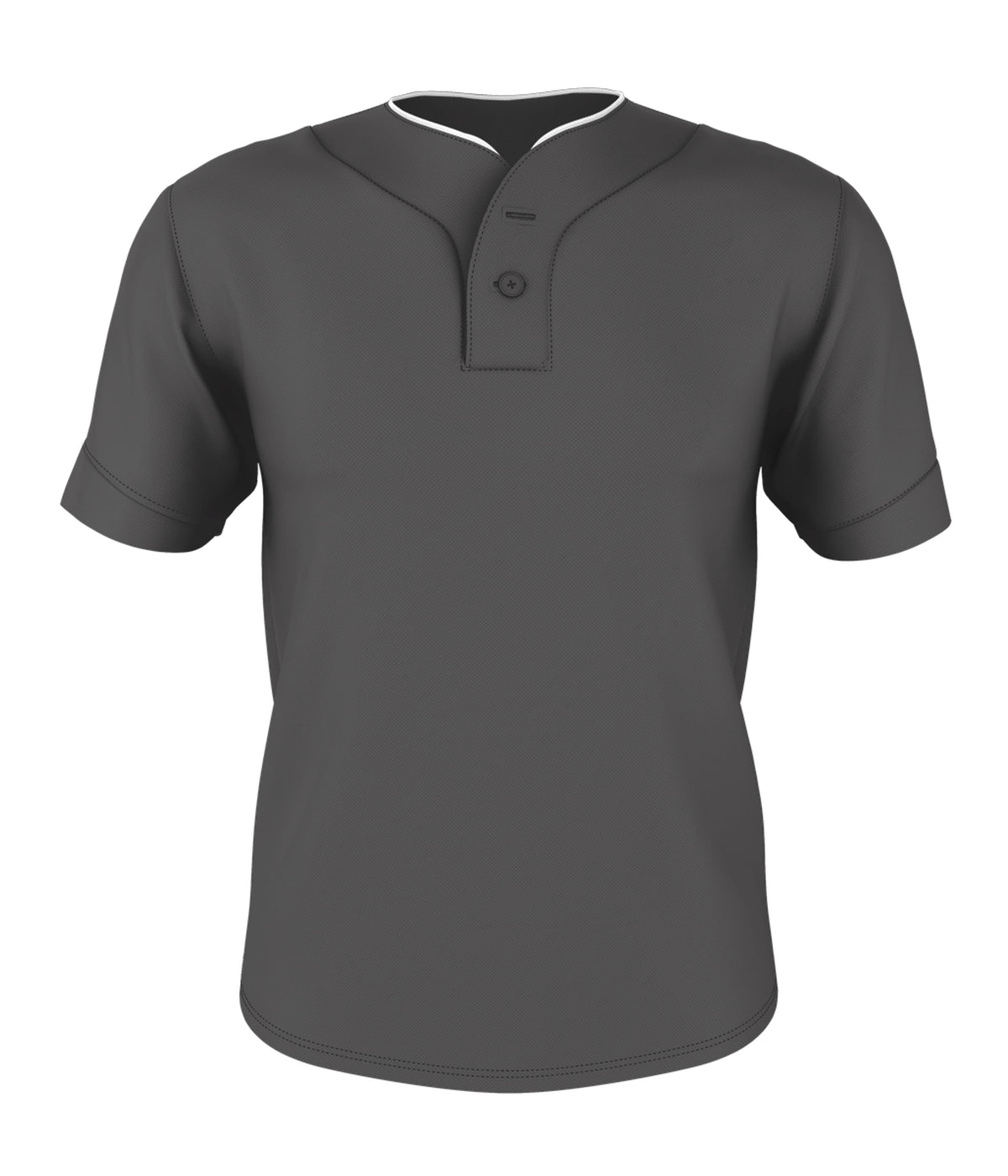 YOUTH TWO BUTTON MESH BASEBALL JERSEY