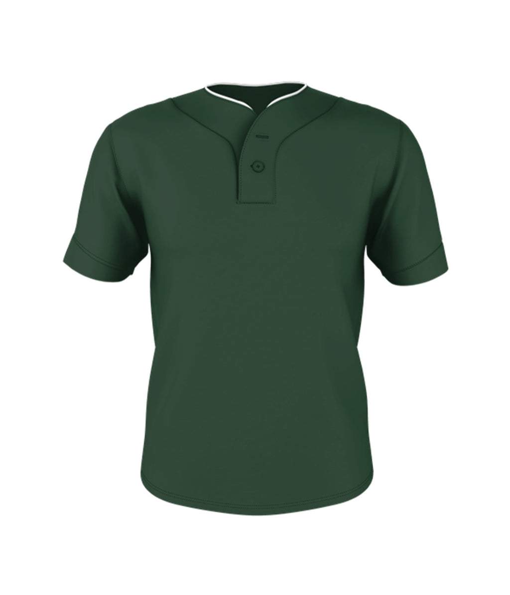 TWO BUTTON MESH BASEBALL JERSEY