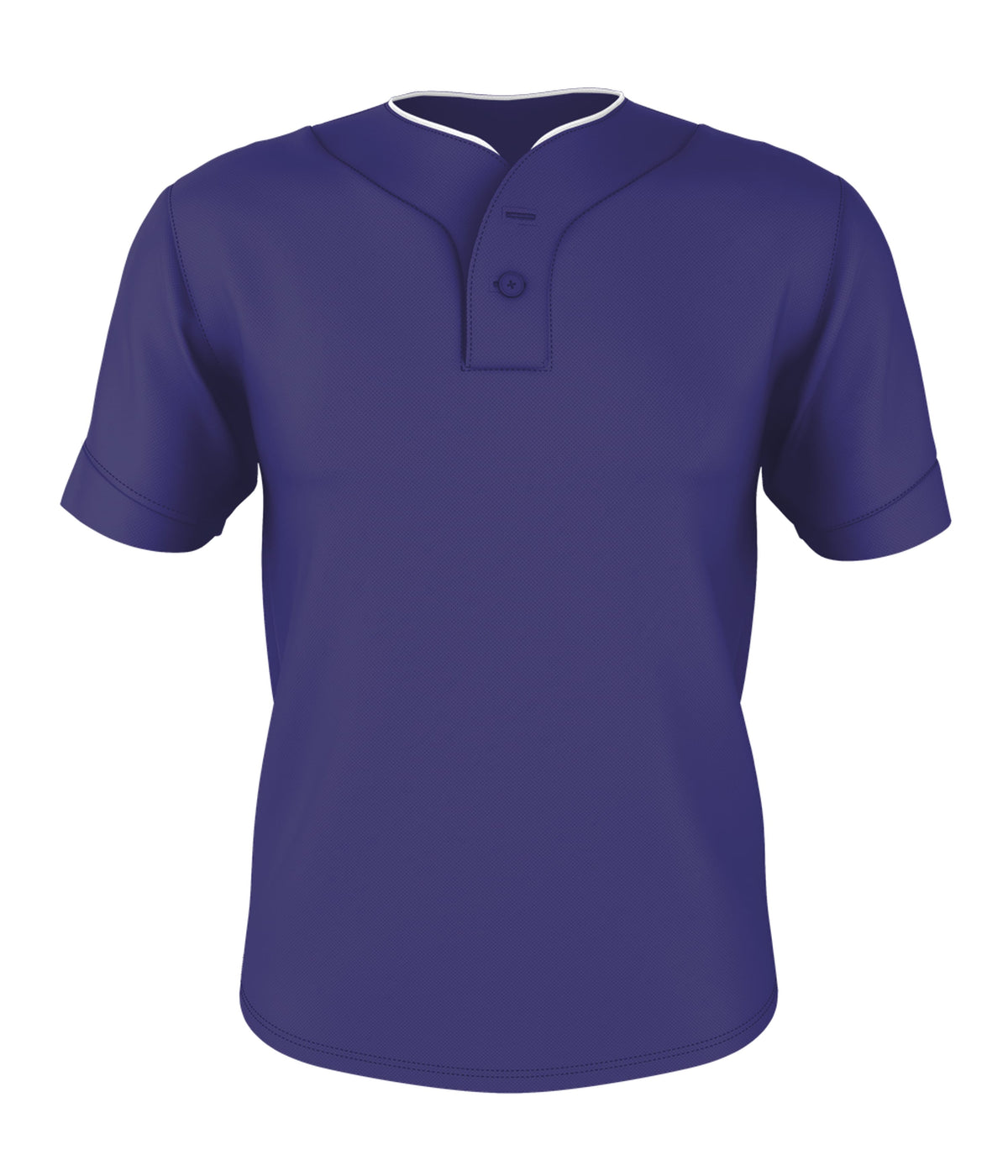 TWO BUTTON MESH BASEBALL JERSEY