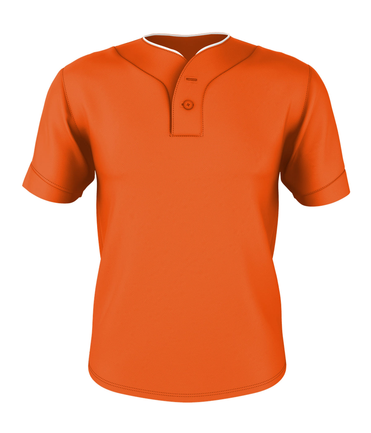 TWO BUTTON MESH BASEBALL JERSEY