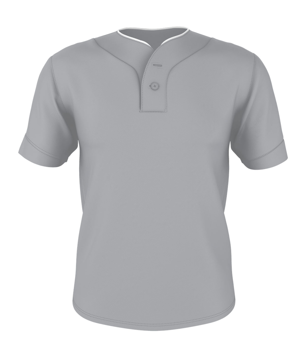 TWO BUTTON MESH BASEBALL JERSEY