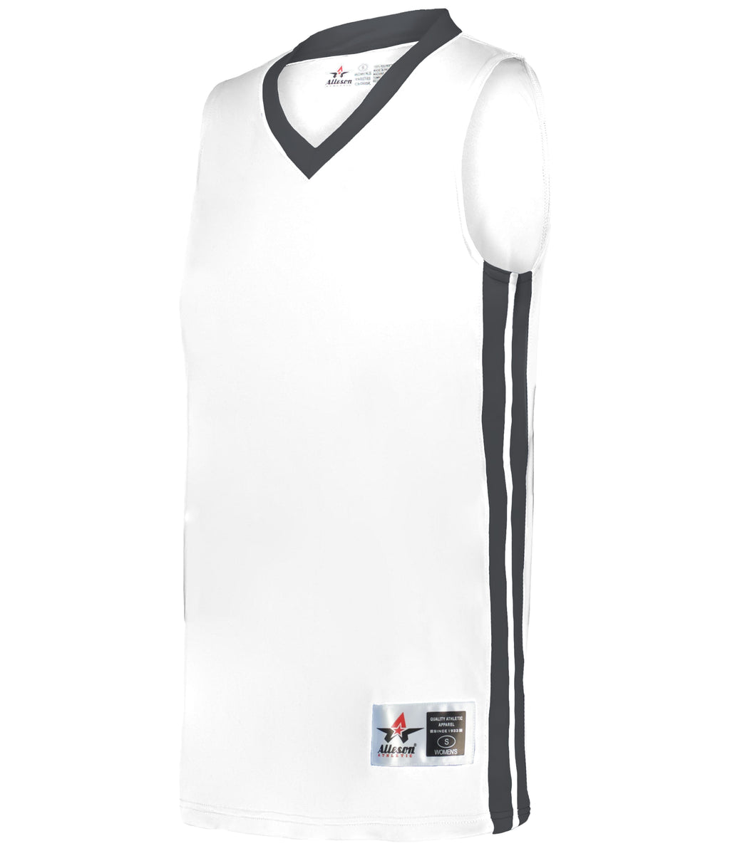 WOMEN'S SINGLE-PLY BASKETBALL JERSEY - MOISTURE-WICKING