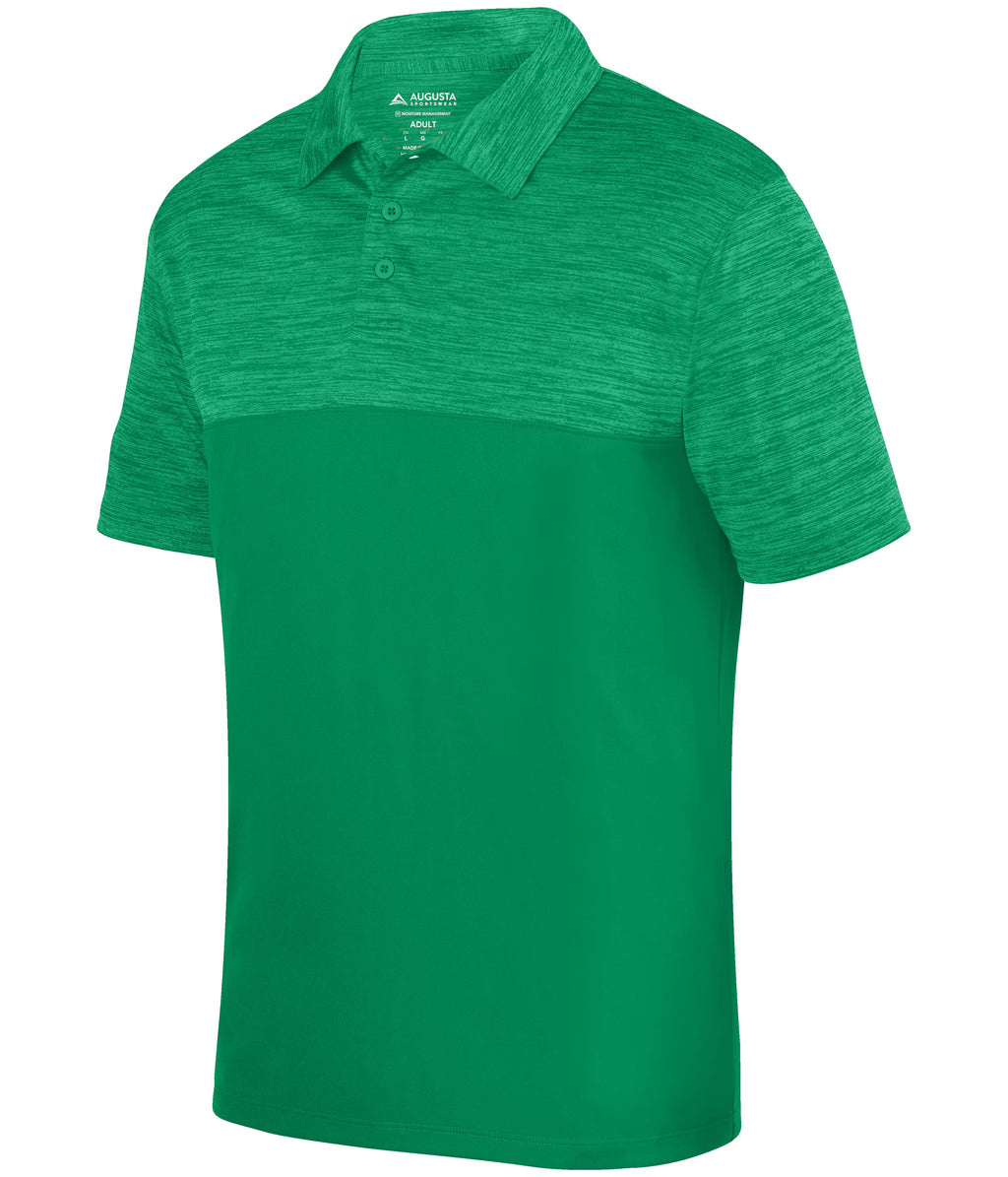SHADOW TONAL HEATHER POLO - MOISTURE-WICKING POLYESTER