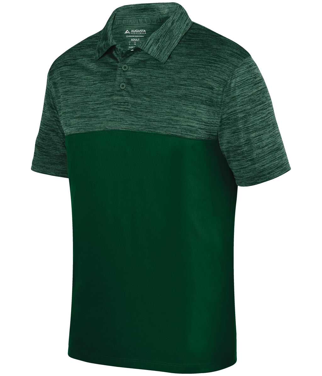 SHADOW TONAL HEATHER POLO - MOISTURE-WICKING POLYESTER