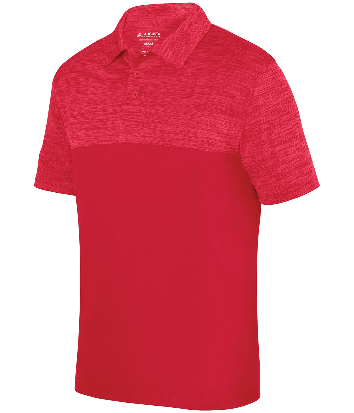 SHADOW TONAL HEATHER POLO - MOISTURE-WICKING POLYESTER