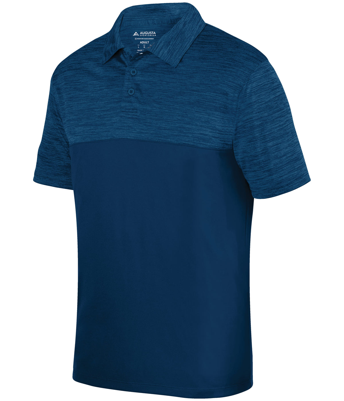 SHADOW TONAL HEATHER POLO - MOISTURE-WICKING POLYESTER