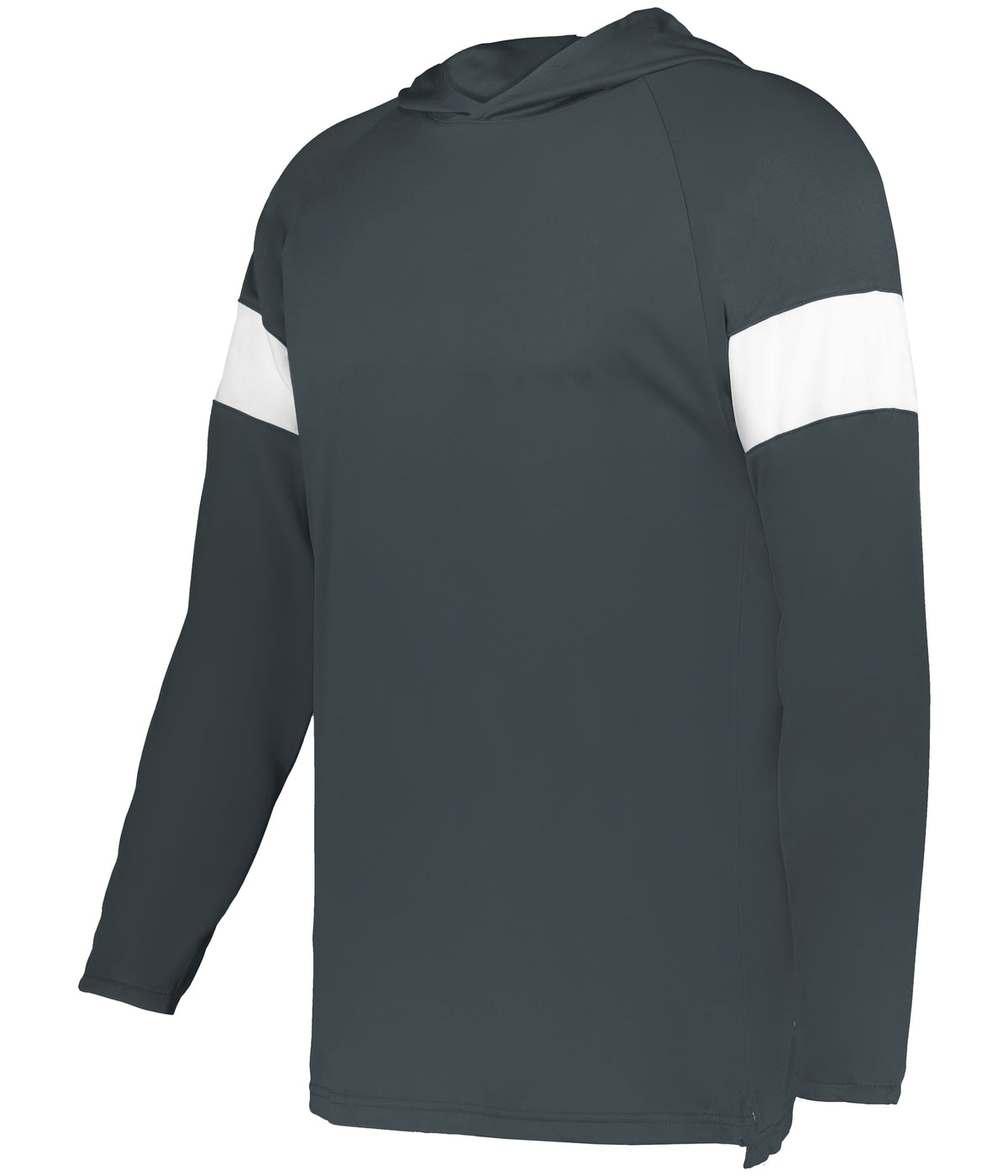 CONTENDER LONG-SLEEVE HOODIE - MOISTURE-WICKING POLYESTER