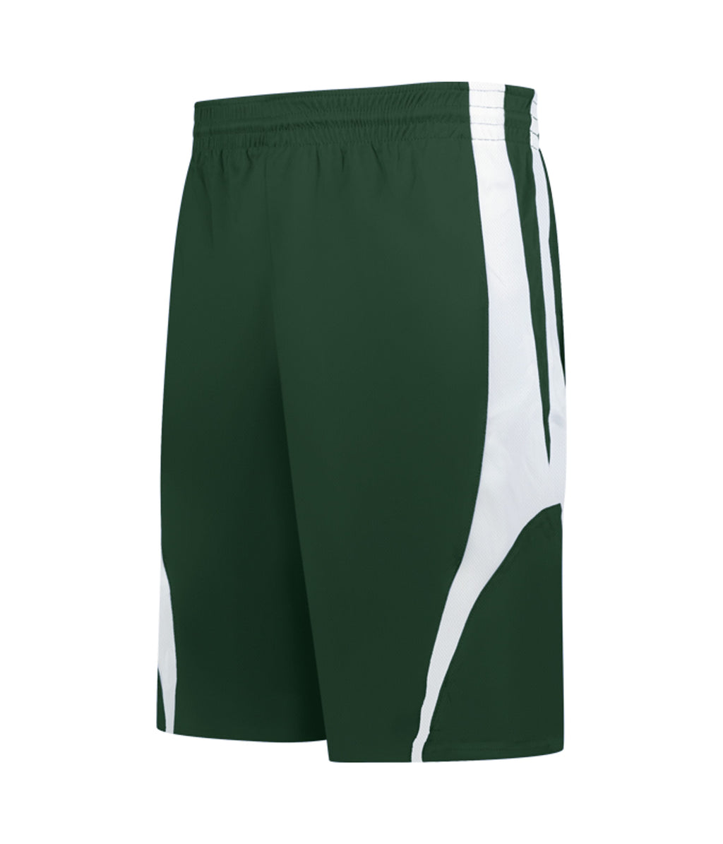 YOUTH DOUBLE-PLY REVERSIBLE BASKETBALL SHORTS - MOISTURE-WICKING